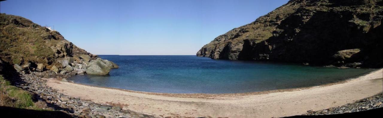 Anastasis Luxury Villa Andros With Heated Pool Sineti Exterior photo
